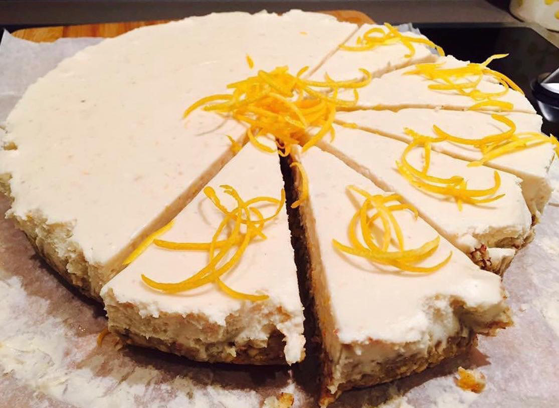 raw lemon cheesecake