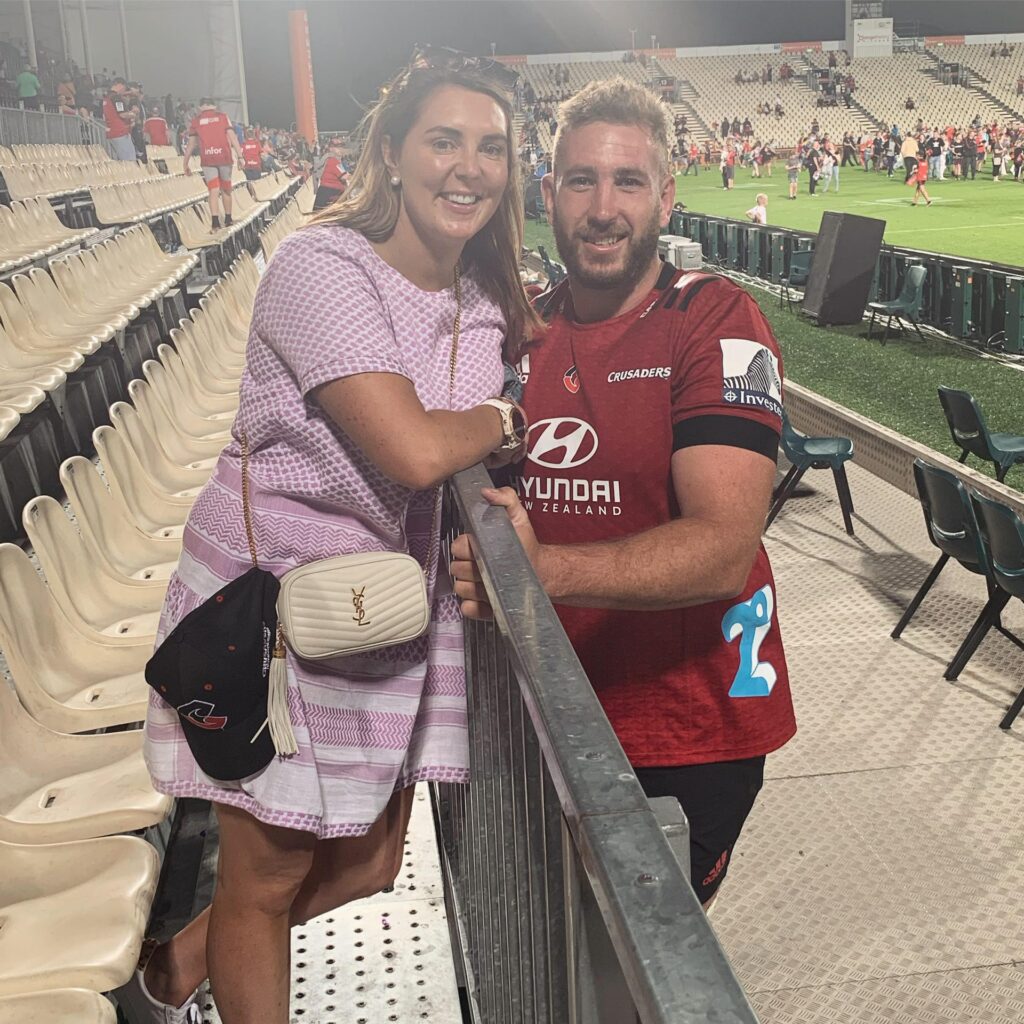 Hannah and Luke Romano Crusader Rugby